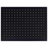 Vidaxl Rain Schema pioggia rettangolare 40x30 cm in acciaio inossidabile nero