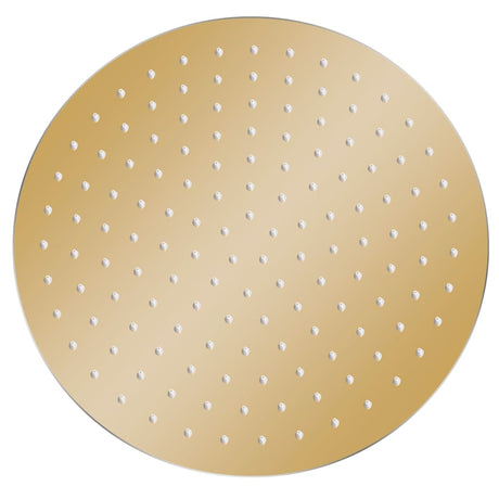 Vidaxl regendouchekop rond 30 cm roestvrij staal goudkleurig