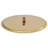 Vidaxl regendouchekop rond 40 cm roestvrij staal goudkleurig