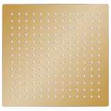 Vidaxl Regenduschkopf Quadrat 30 x 30 cm Edelstahl Gold gefärbt