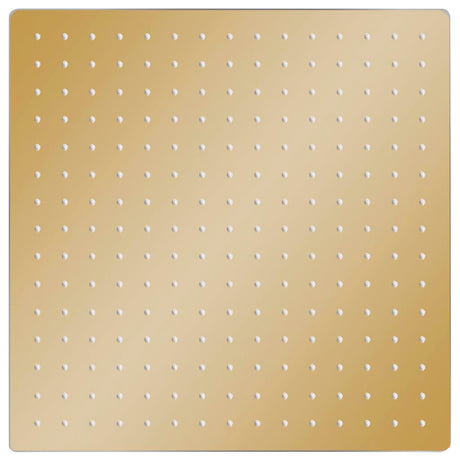 Vidaxl regendouchekop vierkant 40x40 cm roestvrij staal goudkleurig