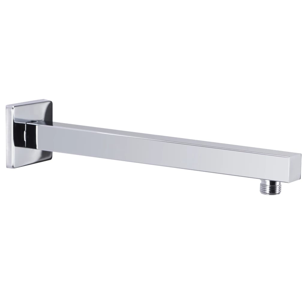 Vidaxl shower arm square 30 cm stainless steel 201 silver colored