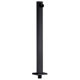 Vidaxl douchearm vierkant 40 cm roestvrij staal 201 zwart