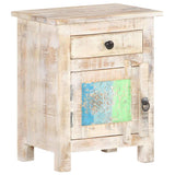 Vidaxl nachtkastje 40x30x50 cm ruw acaciahout