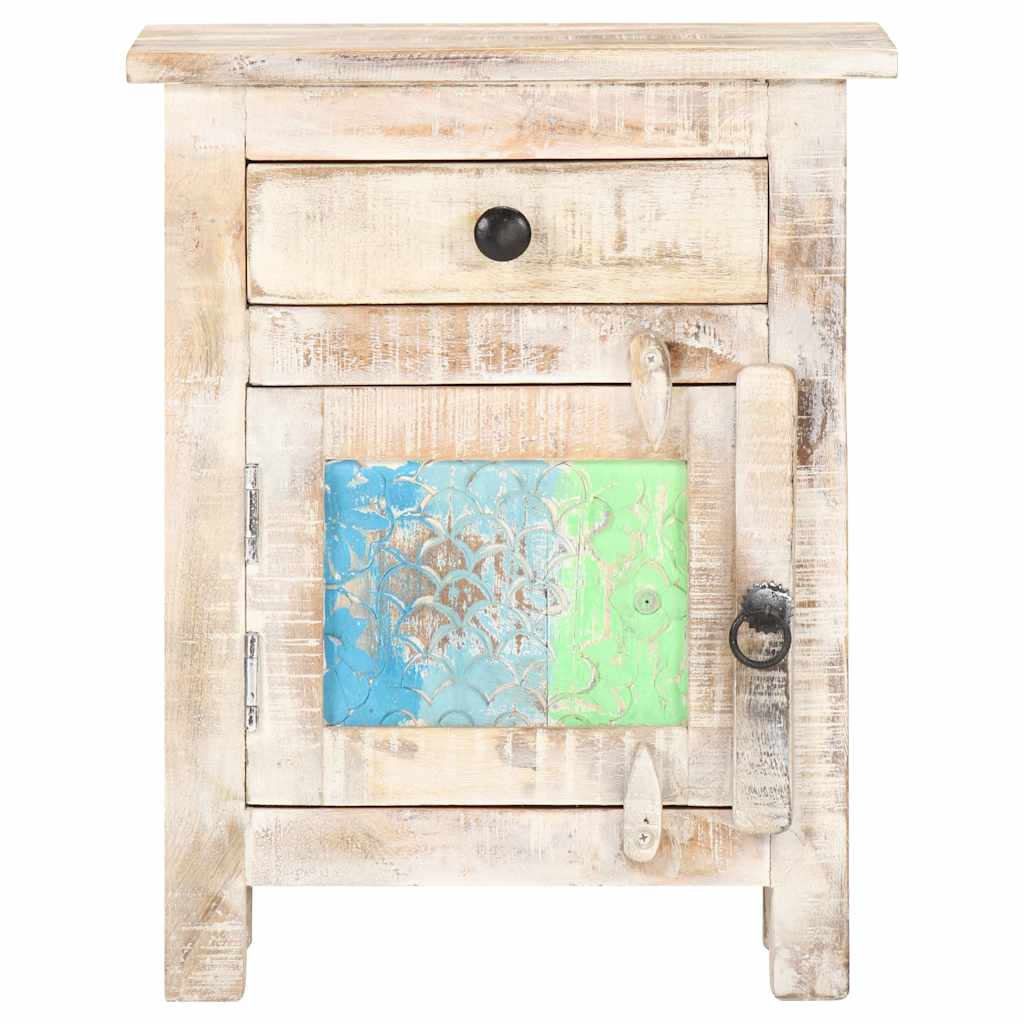 Vidaxl nachtkastje 40x30x50 cm ruw acaciahout