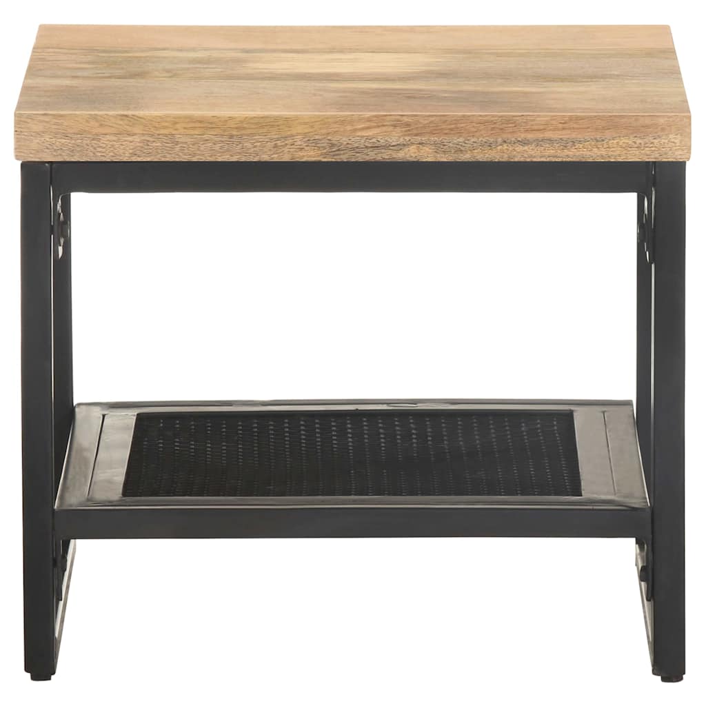 Vidaxl bijzettafel 40x40x35 cm massief mangohout