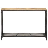 Vidaxl wandtafel 110x35x75 cm massief mangohout