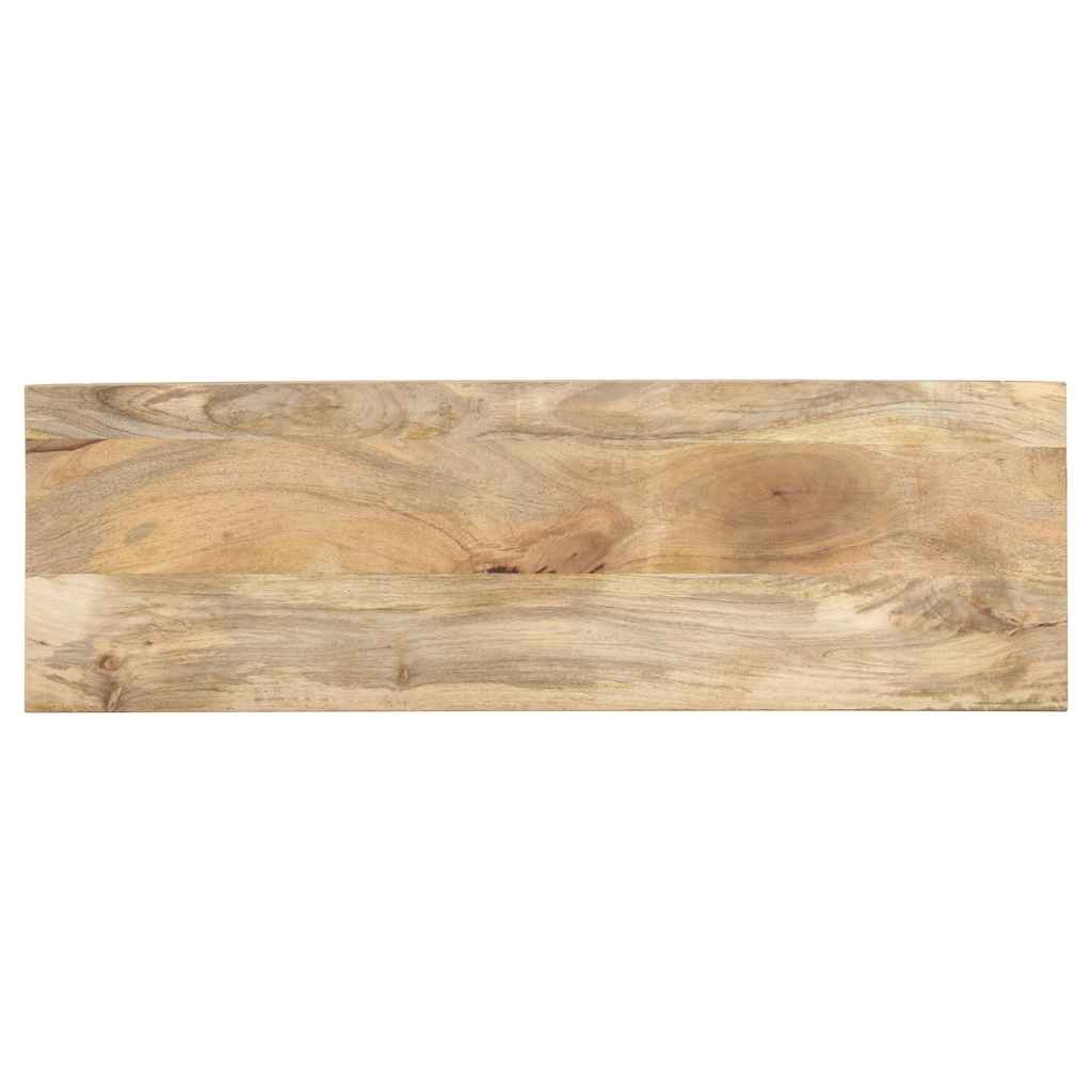 Vidaxl wandtafel 110x35x75 cm massief mangohout