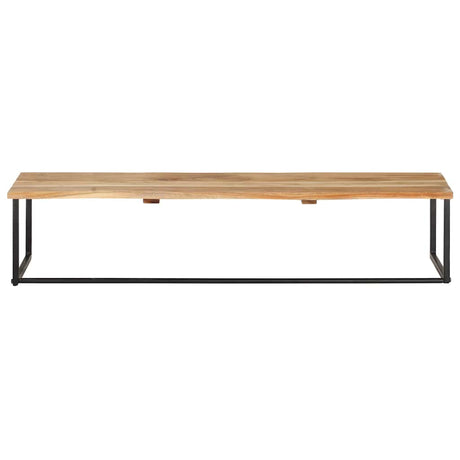 Vidaxl kapstok met schap 100x35x22 cm massief acaciahout
