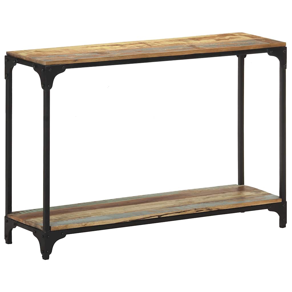 Vidaxl wandtafel 110x30x75 cm massief gerecycled hout