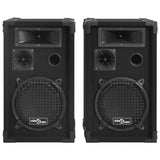 Vidaxl Hifi-Podium Endeurs 2 St passif professionnel 800 W Black