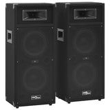 Vidaxl Hifi-Pódium Speakers 2 St Passive Professional 1000 W Black