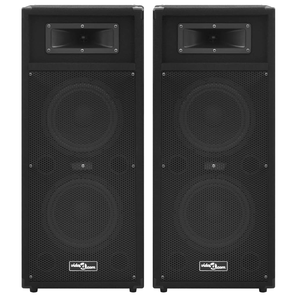 Vidaxl Hifi-Podium altavoces 2 St Passive Professional 1000 W Negro