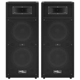 Vidaxl Hifi-Pódium Speakers 2 St Passive Professional 1000 W Black