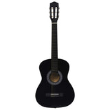 Vidaxl Guitar Classic nybegynner med Tas 3 4 36 Black