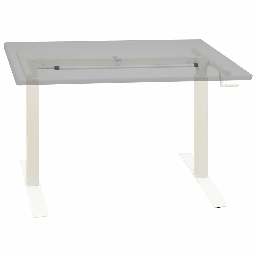 Vidaxl zit-stabureauframe met slinger handmatig wit