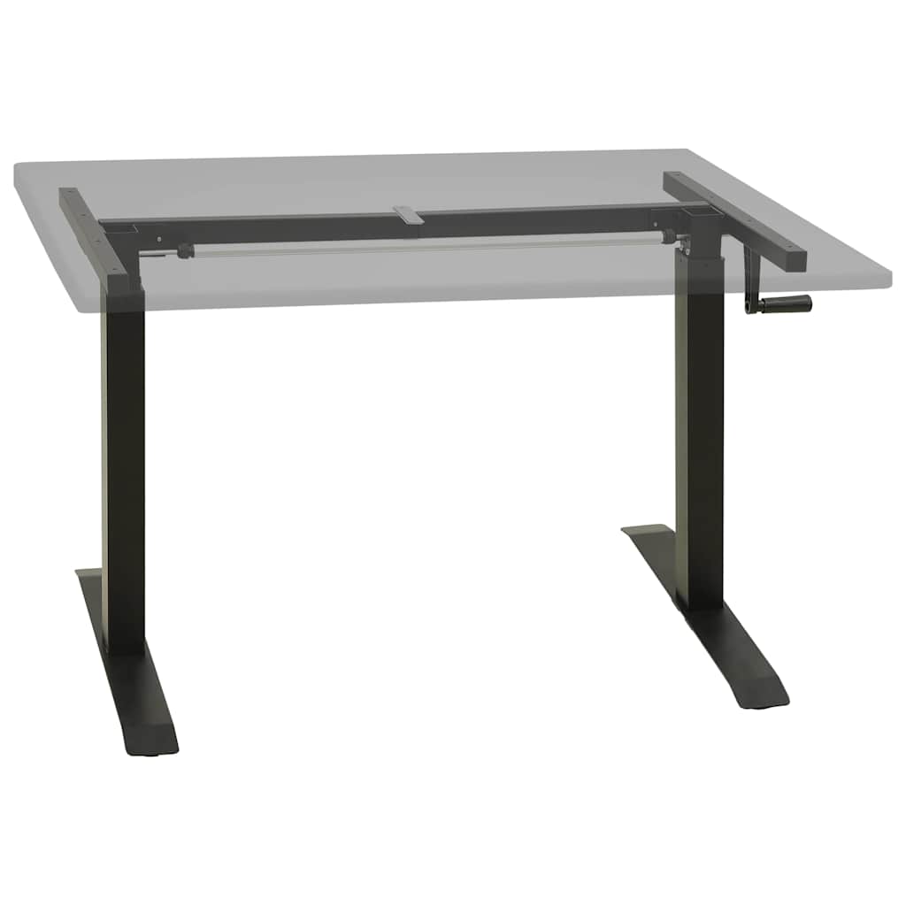Vidaxl zit-stabureauframe met slinger handmatig zwart