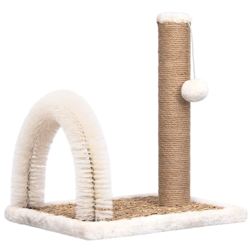 VidaXL cat scratching post with brush arch and scratching post