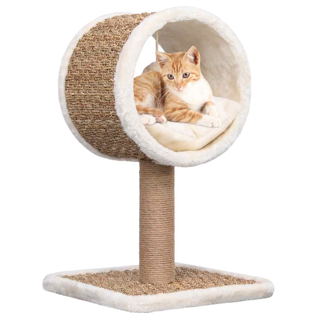 Vidaxl Cat Furniture con tunnel e giocattolo da mare da 56 cm