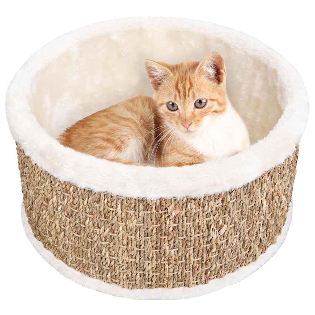 Vidaxl Cat Basket rundt 36 cm Seagrass