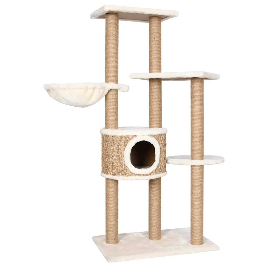 Vidaxl Cat Furniture With Scratching Puts 126 CM Seagrass