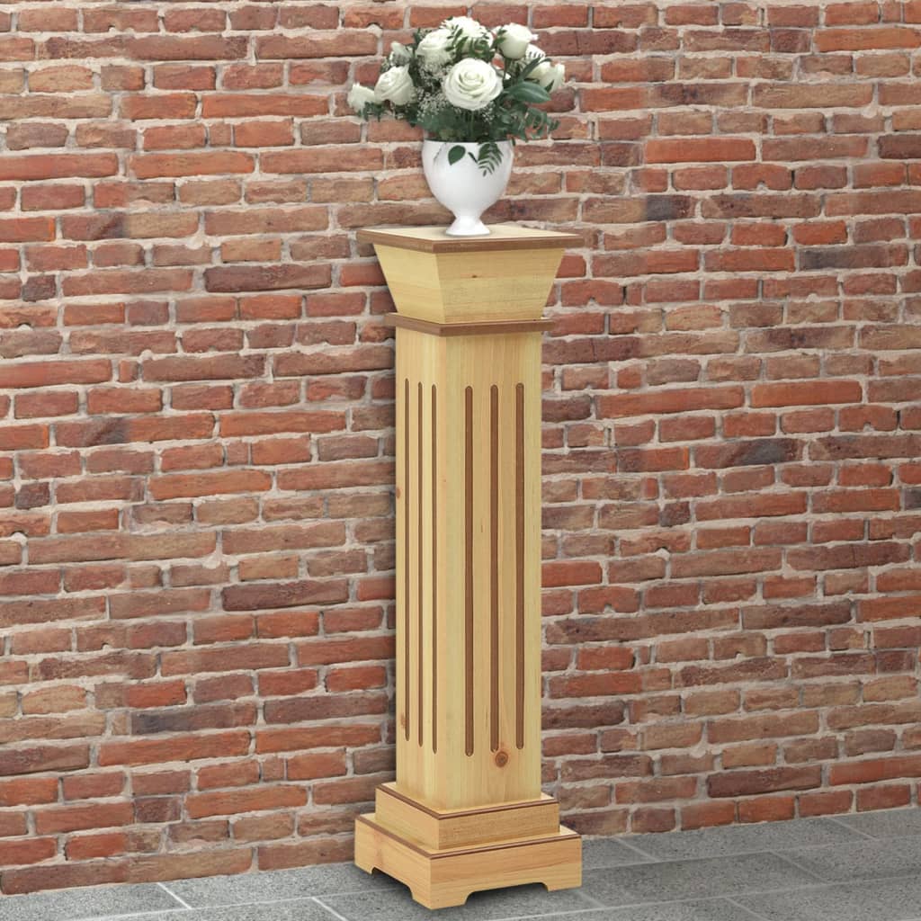 Vidaxl Plant Standard Classic Column Square 17x17x66 cm MDF Wood