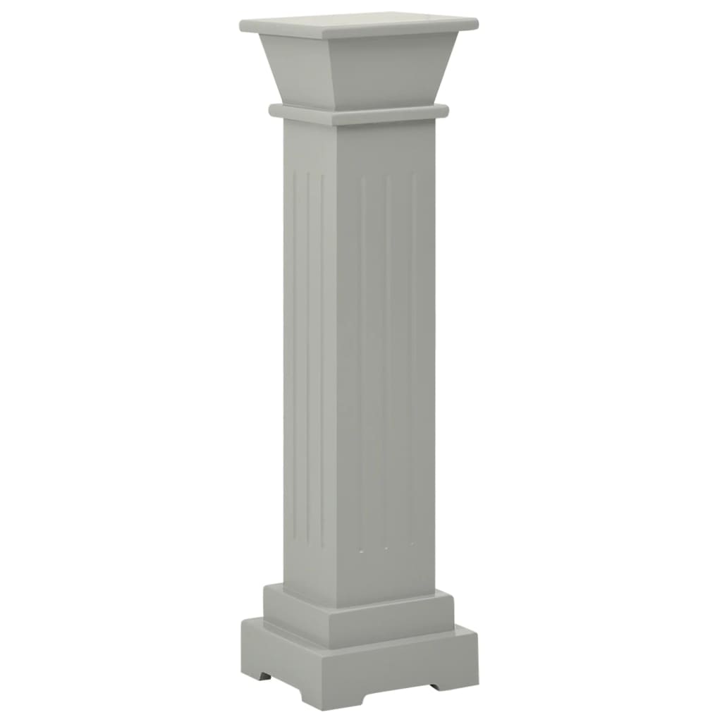 Vidaxl Plant Standard Classic column Square 17x17x66 cm MDF Gray