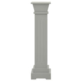 Vidaxl Plant Standard Classic Column Square 17x17x66 CM MDF Gray