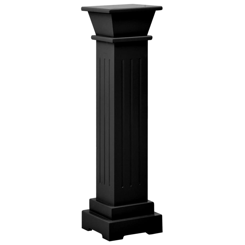 Vidaxl Planz Standard Classic Column Square 17x17x66 cm mdf schwaarz