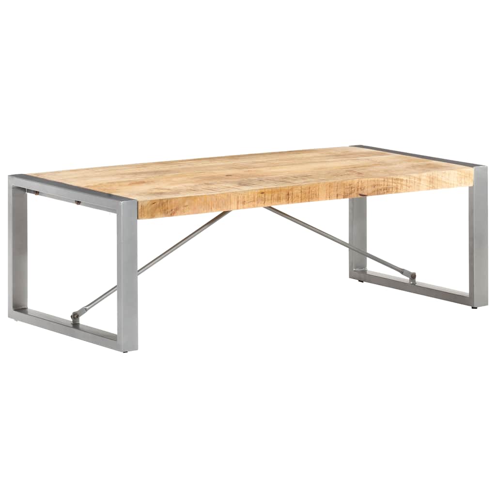 Vidaxl salontafel 120x60x40 cm ruw mangohout