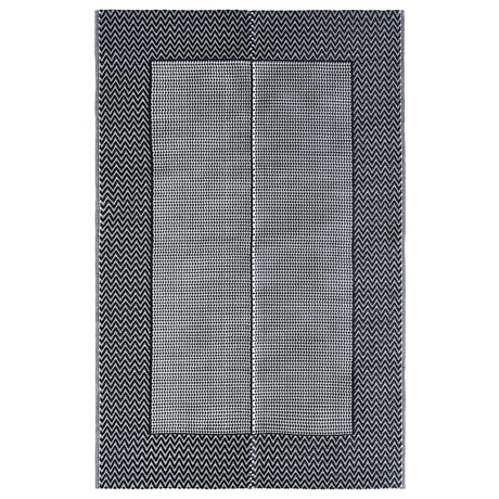 Vidaxl buitenkleed arakil 120x180 cm pp grijs