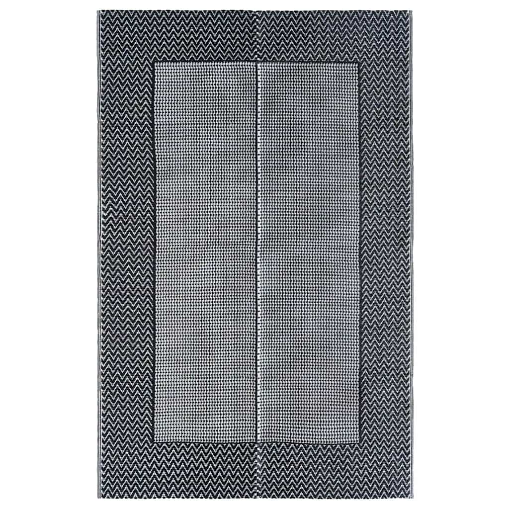 Vidaxl buitenkleed arakil 190x290 cm pp grijs