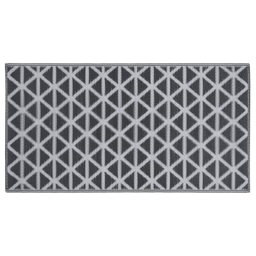 Vidaxl outside rug Arakil 80x150 cm pp black