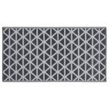 Vidaxl extérieur tapis arakil 80x150 cm pp noir