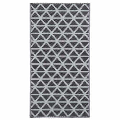 Vidaxl buitenkleed arakil 120x180 cm pp zwart