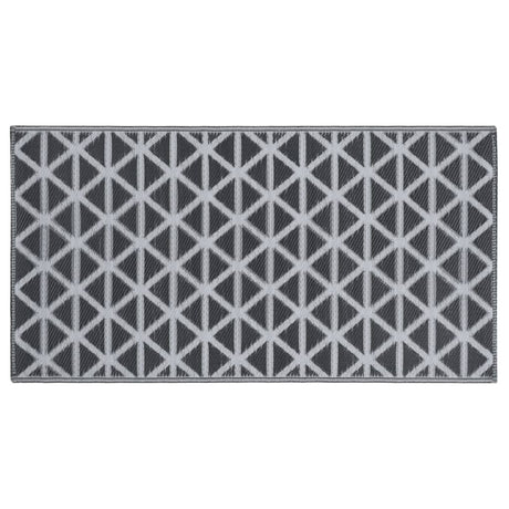 Vidaxl buitenkleed arakil 120x180 cm pp zwart