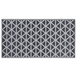 VidaXL outside rug Arakil 120x180 cm pp black