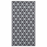 Vidaxl buitenkleed arakil 190x290 cm pp zwart