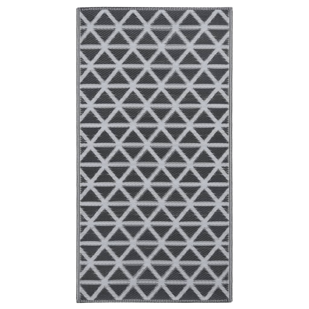 VidaXL Outdoor rug 190x290 cm pp black