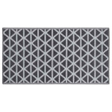 Vidaxl buitenkleed arakil 190x290 cm pp zwart