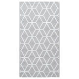Vidaxl buitenkleed arakil 160x230 cm pp grijs