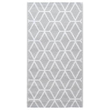 Vidaxl buitenkleed arakil 190x290 cm pp grijs