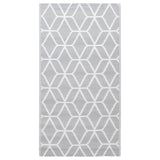 Vidaxl Tapis extérieur 190x290 cm pp gris