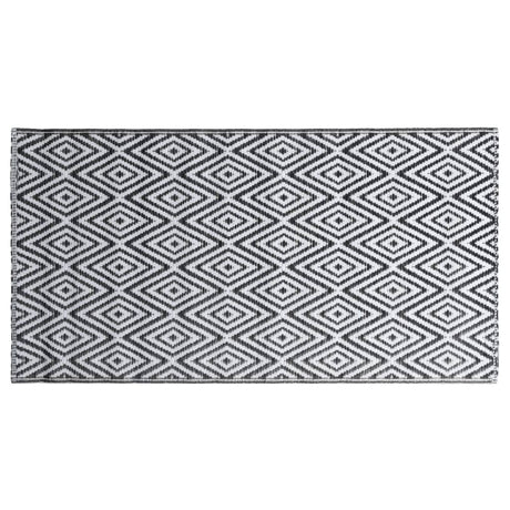 Vidaxl buitenkleed arakil 160x230 cm pp wit en zwart