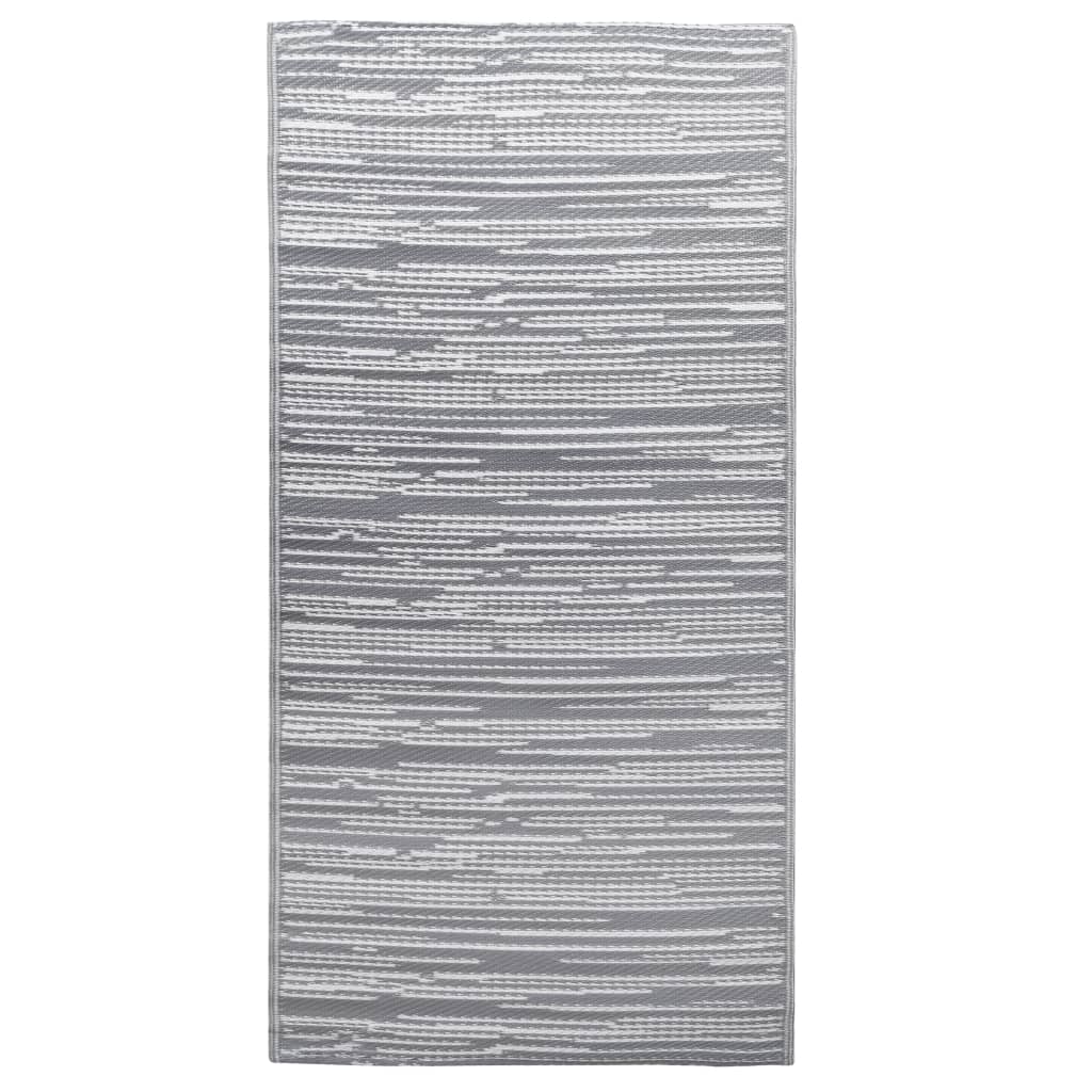 Vidaxl zewnętrzny dywan Arakil 160x230 cm PP Grey