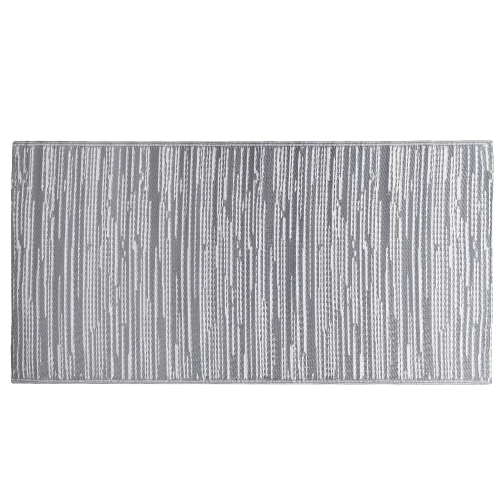 Vidaxl afuera de la alfombra Arakil 160x230 cm pp gris