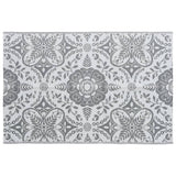 Vidaxl afuera de la alfombra Arakil 120x180 cm pp gris claro