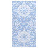 Vidaxl afuera de la alfombra Arakil 80x150 cm pp azul bebé