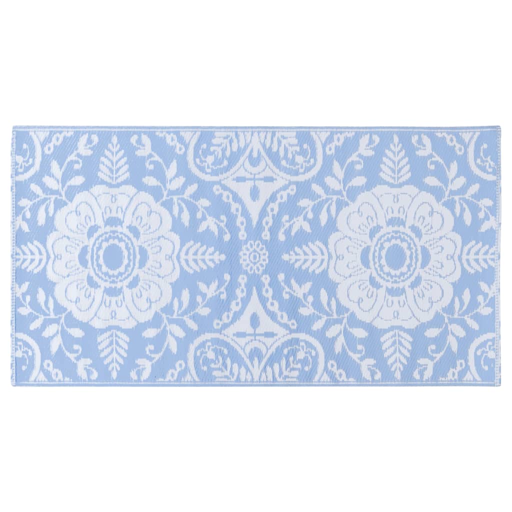 Vidaxl zewnętrzny dywan Arakil 80x150 cm PP Baby Blue