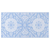 Vidaxl zewnętrzny dywan Arakil 80x150 cm PP Baby Blue